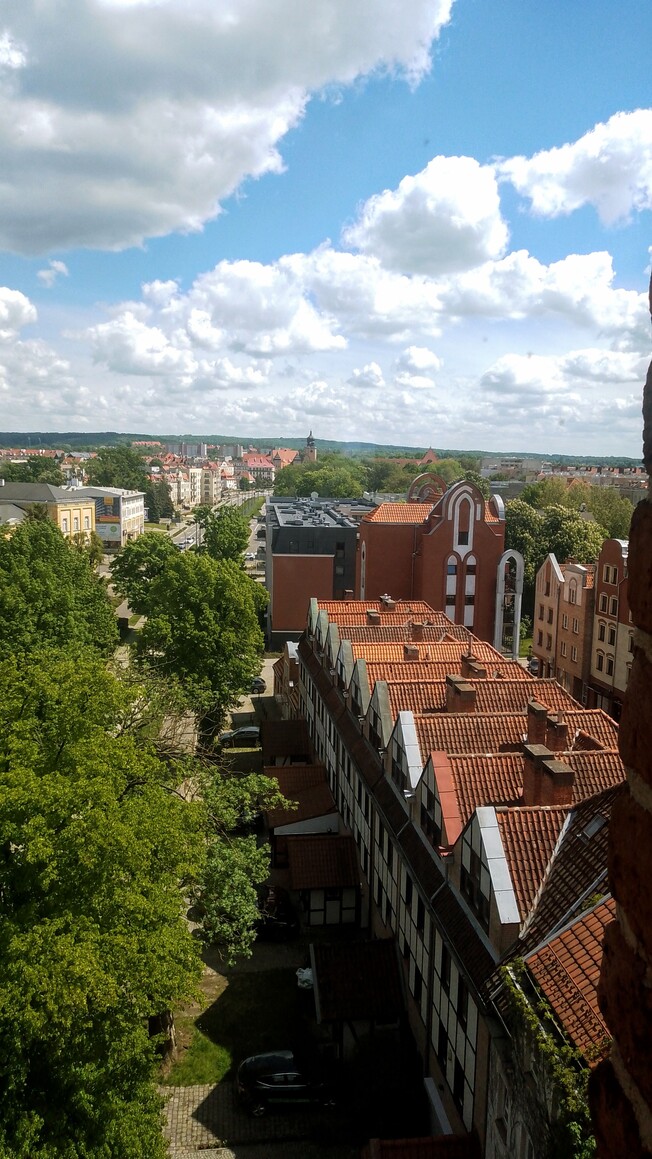 Widok z Bramy Targowej