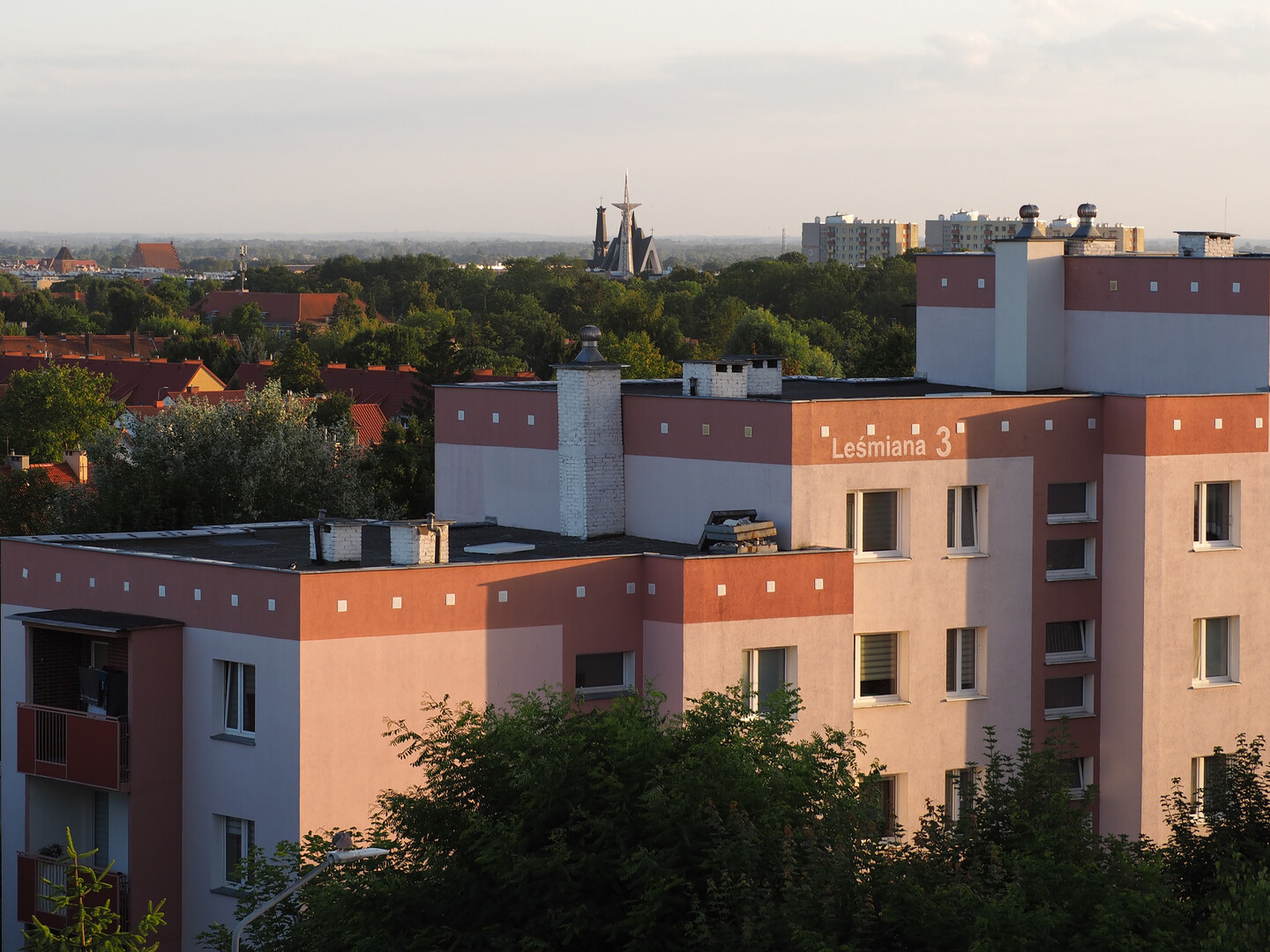 Miasto w Letnim świetle
