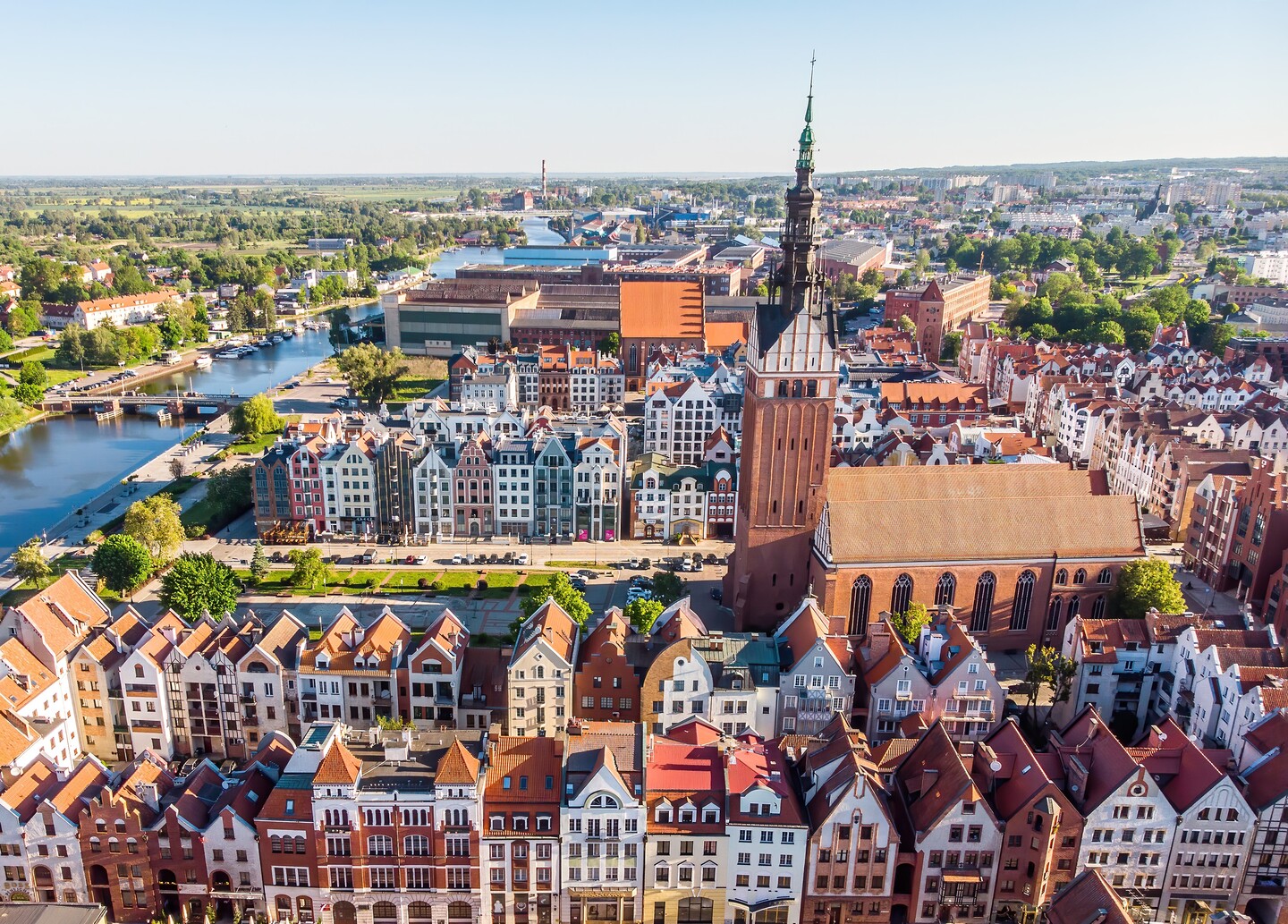 Widokówka z Elbląga