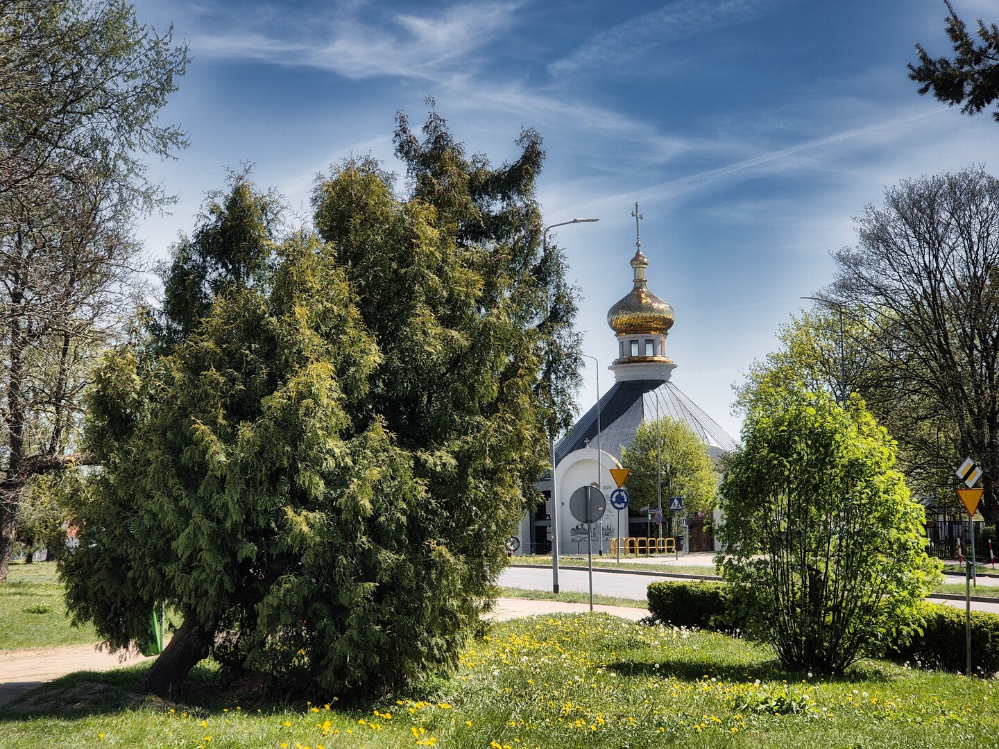 Widok na kościół