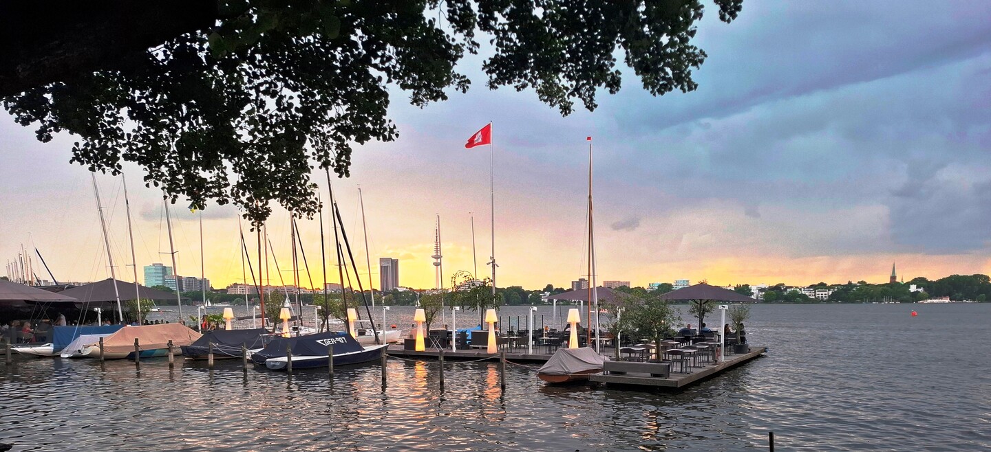 Jezioro Alster.