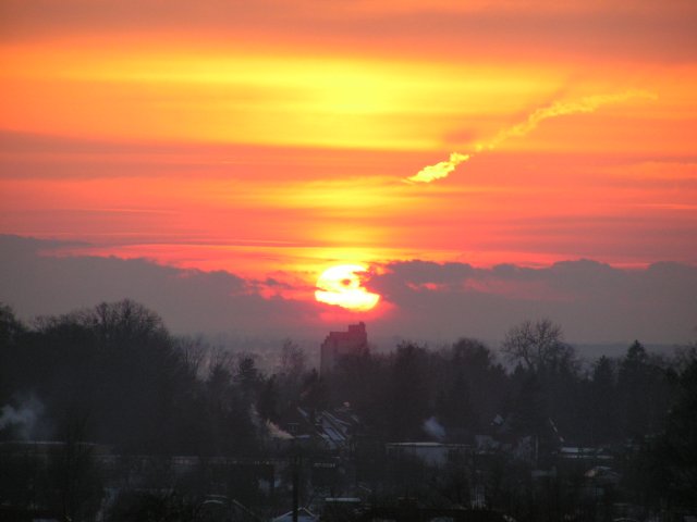 Zachód słońca (Marzec 2005)