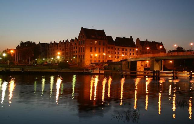 Ranek nad rzeką Elbląg