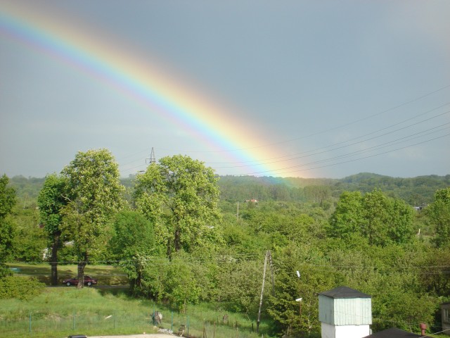 Tęcza prosto z działek (Maj 2006)