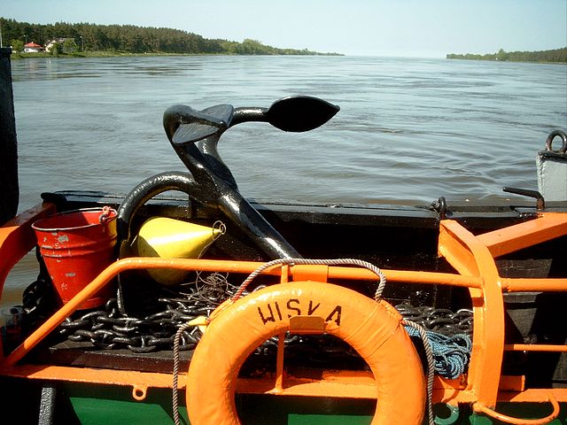  Ujście Wisły w Mikoszewie - widok z promu
