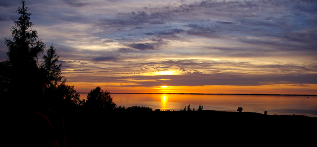 ZACHÓD NAD ZALEWEM (Grudzień 2006)