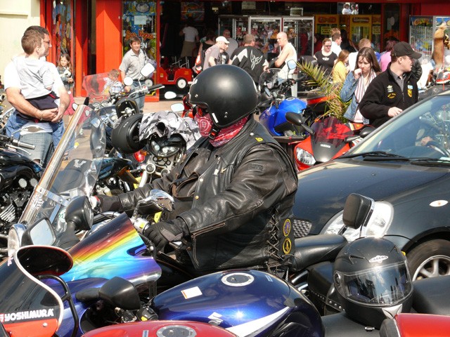  
"Meeting"- spotkanie angielskich motocyklistow w Southend-On-Sea.