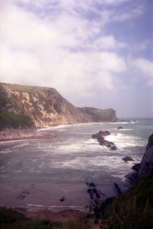 Skały Man O' War, Dorset - aparat Agfa Billy Record, prod 1929 (Lipiec 2007)