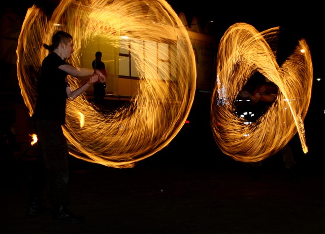 Fire dance - wydażenia elbląskie - WOŚP (Styczeń 2008)