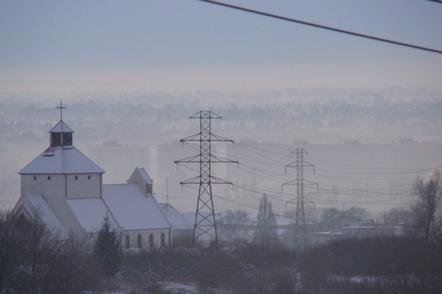 Panorama naszego pięknego miasta ze szczytu góry Chrobrego ;))