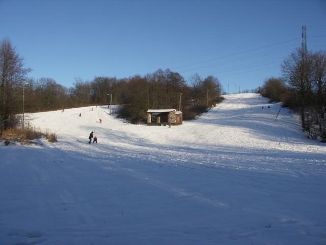 Góra Chrobrego u podnóża (Luty 2009)