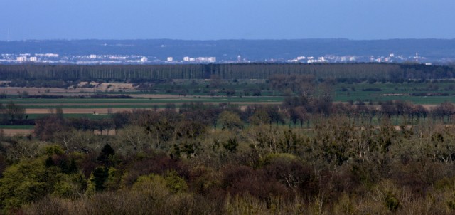 Panorama Elbląga tym razem z Malborka .... (Kwiecień 2009)