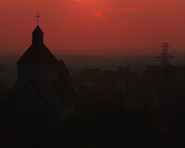 Widok z Gęsiej Góry (Grudzień 2009)