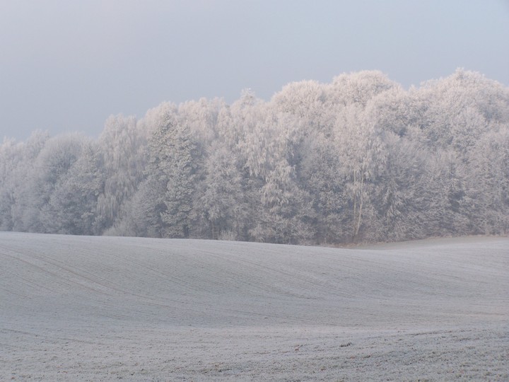 Zima na pochylni Kąty