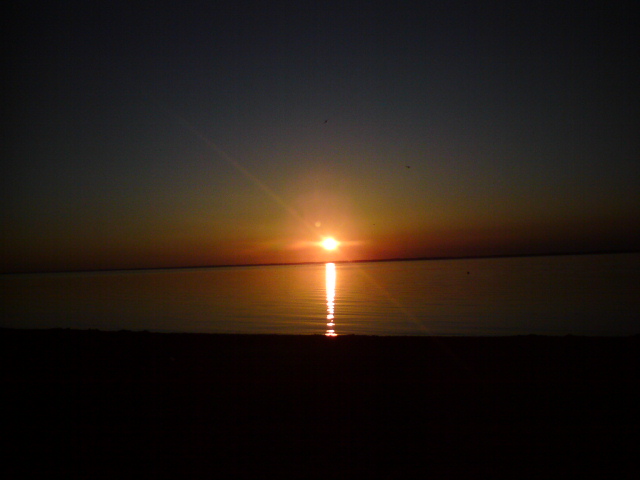 zachód słońca nad Suchaczem (Lipiec 2010)