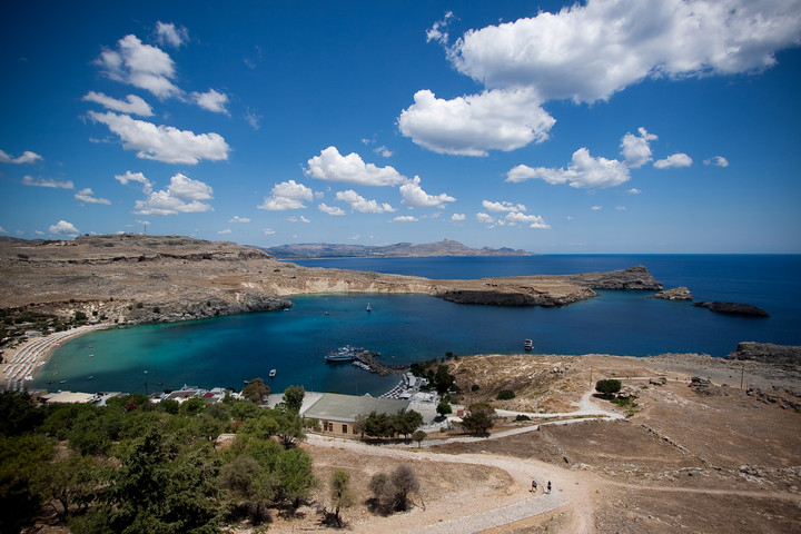 Zatoka Lindos (Sierpień 2010)