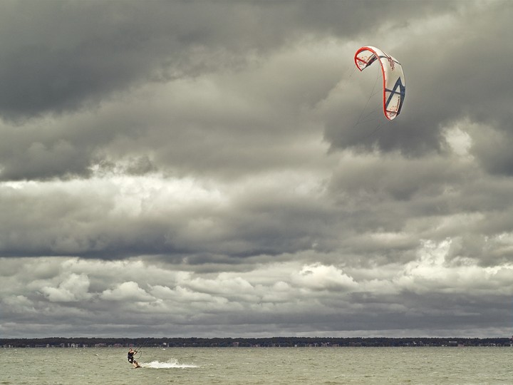 "KiteMan" - Zalew Wiślany