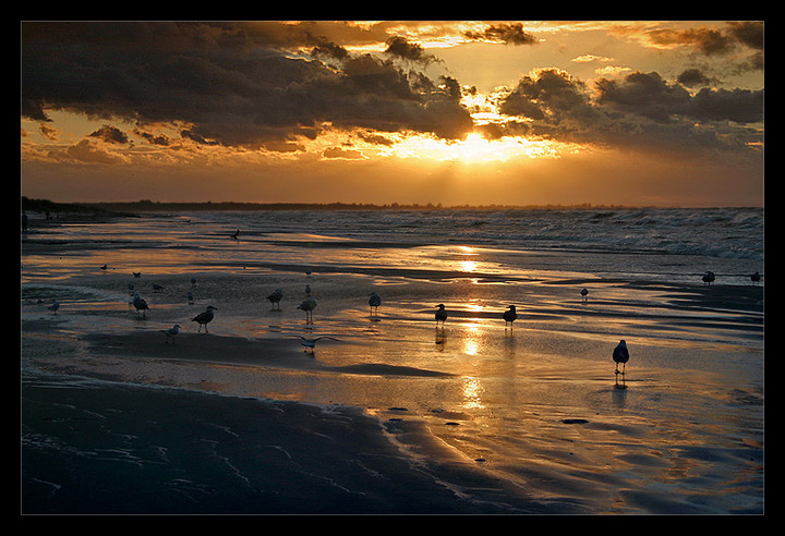 Wieczorne plażowanie