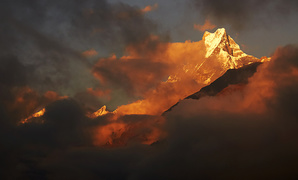 Himalaje-Machapuchare