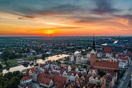 O zachodzie słońca