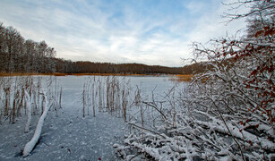 Jezioro Stare w zimowej odsłonie