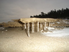 ..styczniowe piaski plaży..