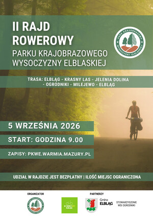 II Rajd Rowerowy Parku Krajobrazowego Wysoczyzny Elbląskiej