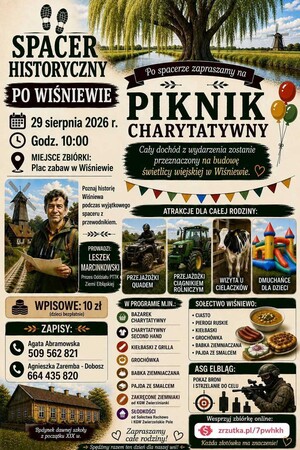 Spacer historyczny i piknik charytatywny