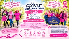 Różowy parkrun Park Modrzewie #290