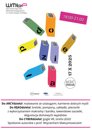 „Do dzieła!” - Noc Bibliotek w Warmińsko-Mazurskiej Bibliotece Pedagogicznej