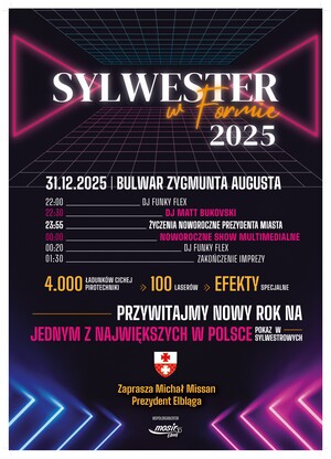 Tak ma wyglądać miejska Noc Sylwestrowa