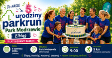 ***  5 urodziny ***  parkrun Park Modrzewie