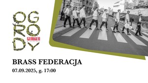 Uliczna parada z Brass Federacją podczas Ogrodów Polityki