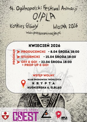 O!PLA - 14. Ogólnopolski Festiwal Animacji dla dzieci i dorosłych