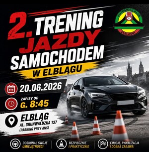Trening jazdy samochodem w Elblągu