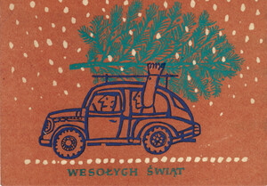 „Wesołych Świąt Bożego Narodzenia” — polskie pocztówki z lat 60. i 70. XX wieku