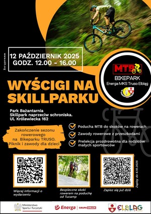 Wyścigi w Bikeparku z poduchą MTB