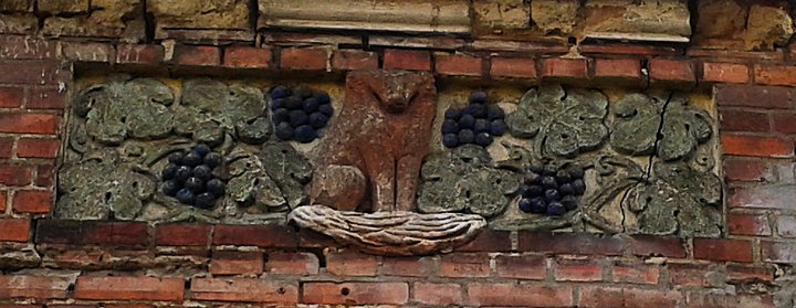 Ornament ozdobny na budynku ul.Kościuszki Elbląg