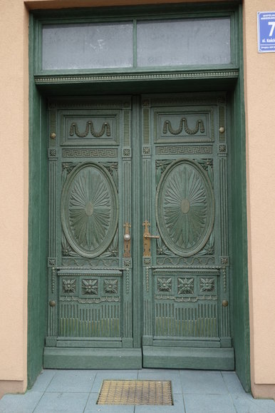 Zielone drzwi