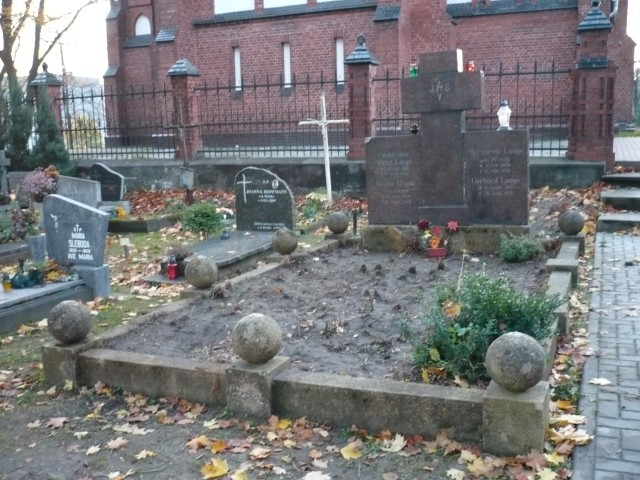 Nagrobek na cmentarzu przy ul. Podgórnej