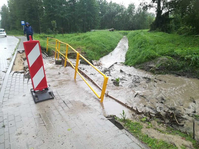 Elbląg, Zarwany mostek w Rangórach