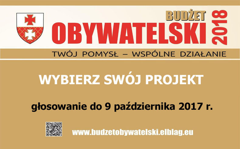 Elbląg, Budżet Obywatelski - rusza głosowanie