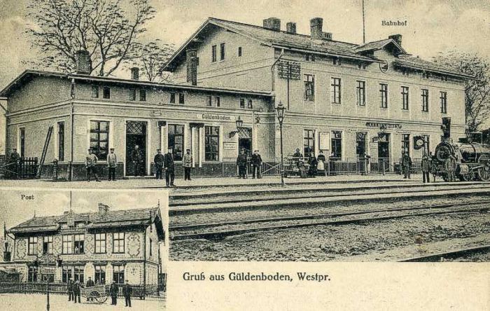 Elbląg, Dworzec w Bogaczewie przed wojną