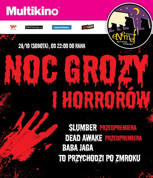 Elbląg, ENEMEF: Noc Grozy i Horrorów ze Slumber i Dead Awake Elbląg, ENEMEF: Noc Grozy i Horrorów ze Slumber i Dead Awake