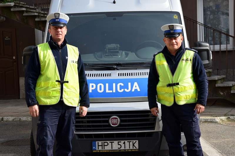 Elbląg, od lewej asp. Michał Szymański i sierż. szt. Maciej Krztoń, Elbląg, od lewej asp. Michał Szymański i sierż. szt. Maciej Krztoń,