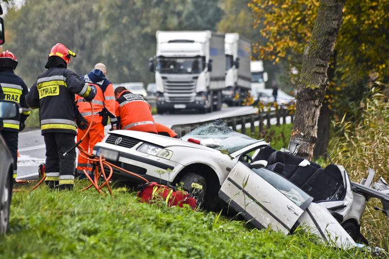 Elbląg, Uderzył w drzewo, zginęła 17-latka