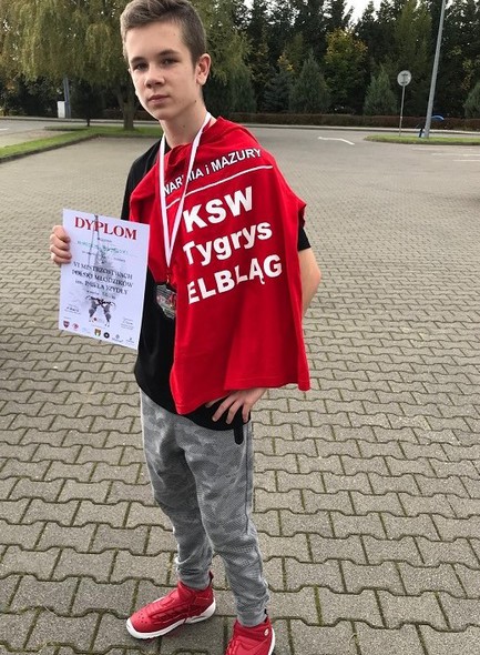 Elbląg, Brązowy medal Nikodema Bujalskiego  (boks)