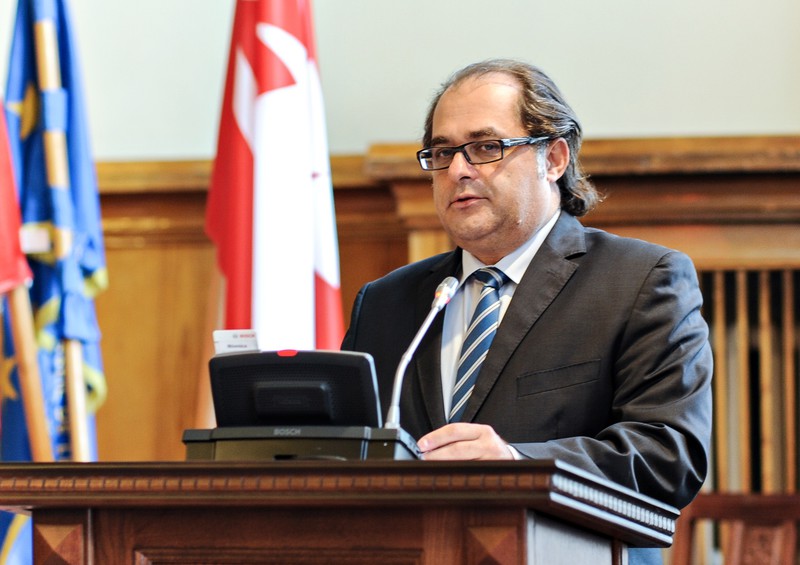 Elbląg, Minister Marek Gróbarczyk wziął dziś udział w sesji Rady Miejskiej w Elblągu Elbląg, Minister Marek Gróbarczyk wziął dziś udział w sesji Rady Miejskiej w Elblągu