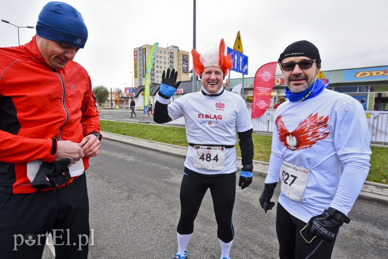 Elbląg, Humory w ubiegłym roku biegaczom dopisywały