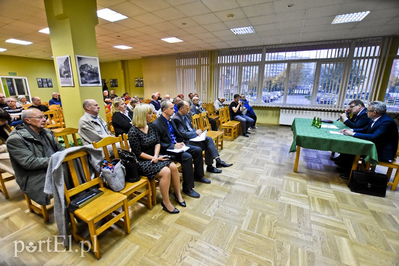 Elbląg, Spotkanie odbyło się w siedzibie Spółdzielni Mieszkaniowej "Zakrzewo"